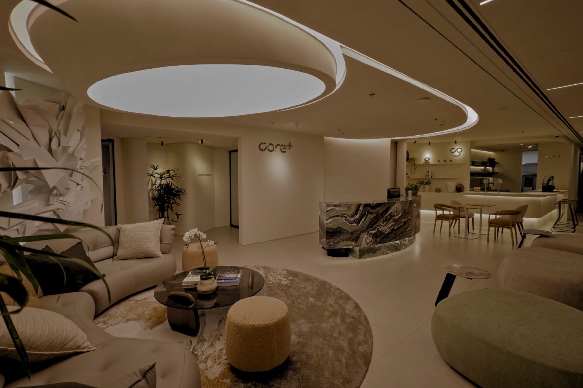 Core+ reception and concierge space